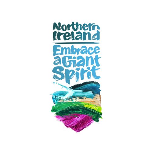 Tourism Northern Ireland Embrace A Giant Spirit Logo